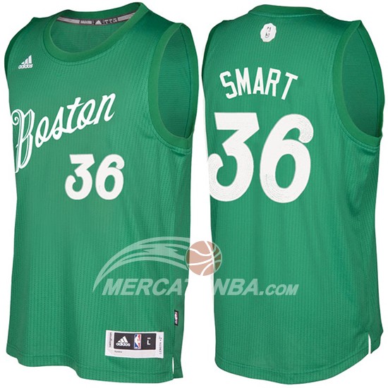 Maglia NBA Christmas 2016 Marcus Smart Boston Celtics Veder